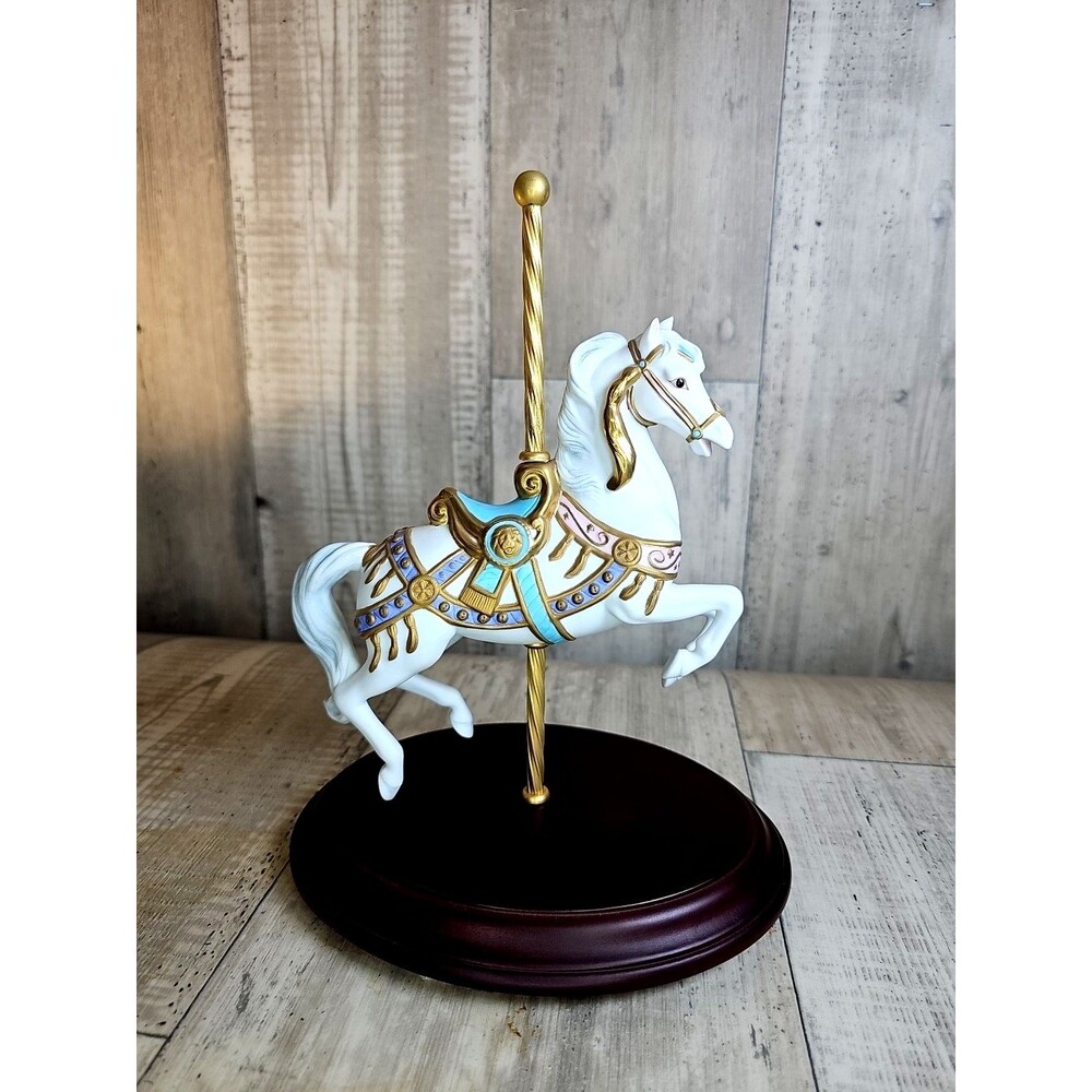 Franklin Mint Carousel Magic 1987 Lupetti Porcelain Horse
